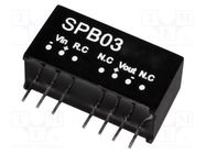 Converter: DC/DC; 3W; Uin: 18÷36VDC; Uout: 12VDC; Iout: 250mA; SIP MEAN WELL