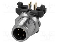 Connector: M12; socket; PIN: 4; male; A code-DeviceNet / CANopen CONEC