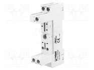 Socket; PIN: 5; 12A; 300VAC; on panel,for DIN rail mounting; RM87N RELPOL