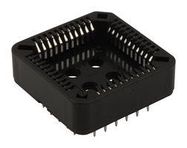 PLCC SOCKET, 44POS, 2.54MM, SMT