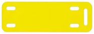 MARKER PLATE, 76.2 X 12.7MM, YELLOW,PK50