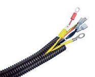 SPLIT CORRUGATE LOOM SLEEVE, 12.8MM, BLK