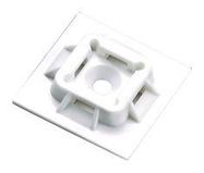 CABLE TIE MOUNT, NYLON 6.6, WHITE, PK100