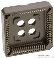 PLCC SOCKET, 68POS, 2.54MM, TH