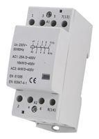 MODULAR CONTACTOR, 4PST-NO, 25A, 230VAC