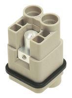 HEAVY DUTY INSERT, RCPT, 2+PE, 10MM2