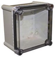 ENCLOSURE, MULTIPURPOSE, PC, GREY/CLEAR