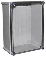 ENCLOSURE, MULTIPURPOSE, PC, GREY/CLEAR