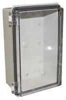 ENCLOSURE, MULTIPURPOSE, PC, GREY/CLEAR