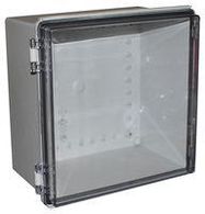 ENCLOSURE, MULTIPURPOSE, PC, GREY/CLEAR