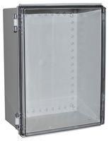 ENCLOSURE, MULTIPURPOSE, PC, GREY/CLEAR