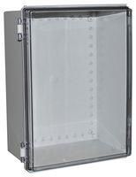 ENCLOSURE, MULTIPURPOSE, PC, GREY/CLEAR