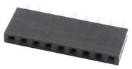 CONNECTOR, RCPT, 9POS, 2.54MM