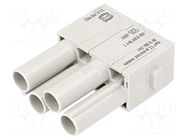 Connector: HDC; module; female; 40A; 830V; Han-Modular®; PIN: 4 HARTING