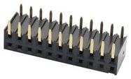 CONNECTOR, RCPT, 22POS, 2ROW, 2.54MM