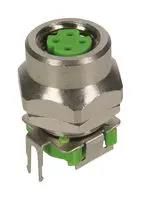 SENSOR CONNECTOR, M8, RCPT, 4POS