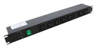 OUTLET STRIP, 10A/240VAC, RACKMOUNT