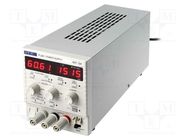 Power supply: laboratory; single-channel,linear; 0÷60VDC; 0÷1.5A AIM-TTI