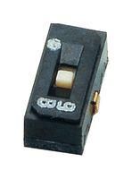 SLIDE SWITCH, SPDT, 0.1A, 6VDC, SMD