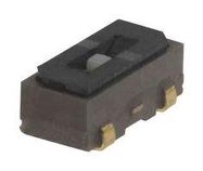 SLIDE SWITCH, SPDT, 0.1A, 6VDC, SMD