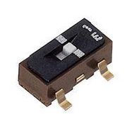 SLIDE SWITCH, SPDT, 0.1A, 6VDC, SMD