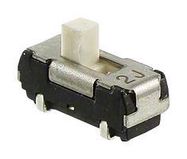 SLIDE SWITCH, SPDT, 0.2A, 12VDC, SMD