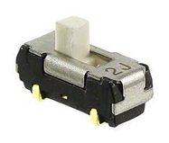 SLIDE SWITCH, SPDT, 0.2A, 12VDC, SMD