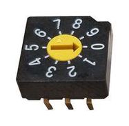 ROTARY CODE SW, 10POS, BCD, 0.1A, 5V