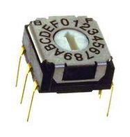 ROTARY CODE SW, 16POS, HEX, 0.1A, 5V