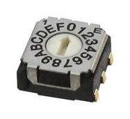 ROTARY CODE SW, 16POS, HEX, 0.1A, 5V