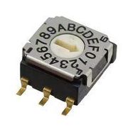 ROTARY CODE SW, 16POS, HEX, 0.1A, 5V