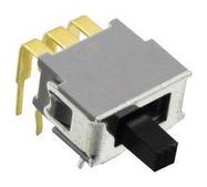 SLIDE SWITCH, DPDT, 0.05A, 48V, TH