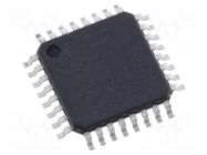 IC: AVR microcontroller; TQFP32; Ext.inter: 26; Cmp: 2; ATXMEGA MICROCHIP TECHNOLOGY
