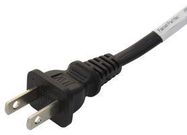 POWER CORD, NEMA 1-15P/IEC C7, 1M, BLK