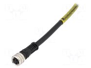 Connector: M8; female; PIN: 4; 3A; 30V; IP67; Nano-Change; straight MOLEX