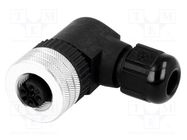 Connector: M12; plug; PIN: 5; female; A code-DeviceNet / CANopen 