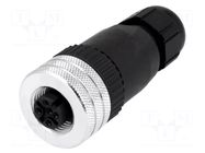 Connector: M12; plug; PIN: 5; female; Micro-Change; straight; IP67 MOLEX