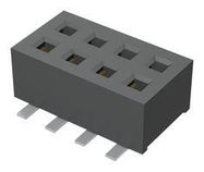 CONNECTOR, RCPT, 8POS, 2ROW, 1.27MM