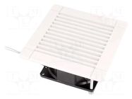 Fan: AC; axial; 230VAC; 80x80x38mm; 24m3/h; 30dBA; ball; IP54 Alfa Electric