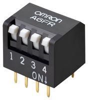 DIP SWITCH, 5POS, SPST, PIANO KEY, TH