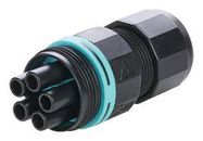 CIRCULAR CONNECTOR, RCPT, 5POS, CABLE