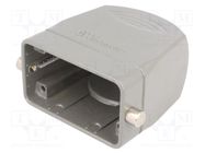 Enclosure: for HDC connectors; size 10B; for cable; for latch MOLEX