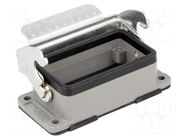 Enclosure for connectors: HDC; size 10B; with latch; straight MOLEX