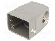 Enclosure: for HDC connectors; size 6B; for cable; for latch MOLEX