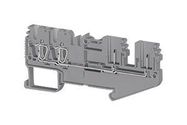 TERMINAL BLOCK, DIN RAIL, 4POS, 12AWG