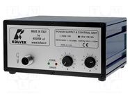 Power supply; 120W; Equipment: mains cable; 138x118x67mm; 18÷30V KOLVER