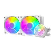 PC Water Cooling Darkflash DC240 ARGB 2x 120x120 (white), Darkflash