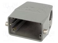 Enclosure: for HDC connectors; size 10B; for cable; for latch MOLEX