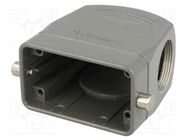 Enclosure: for HDC connectors; size 10B; for cable; for latch MOLEX