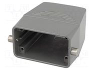 Enclosure: for HDC connectors; size 10B; for cable; for latch MOLEX